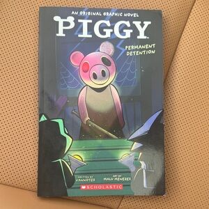 Scholastic Graphic Novel with Pink Pig Cover Art